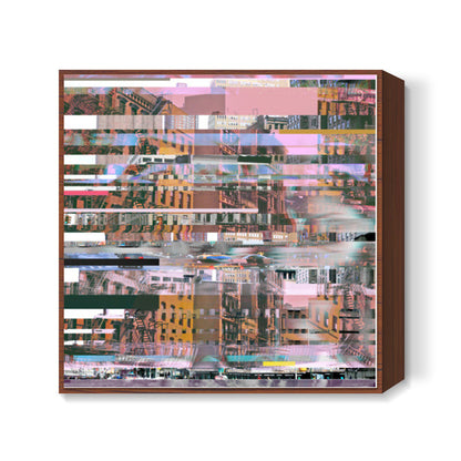 Glitch 2 Square Art Prints