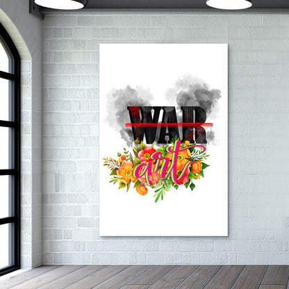 Stop war-Make art Wall Art