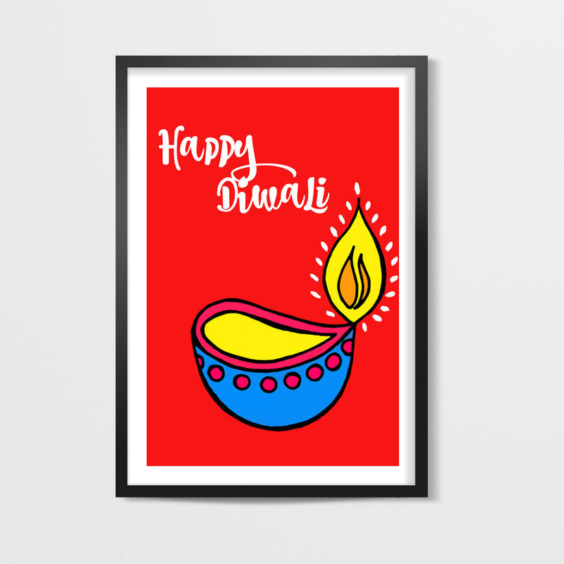 Happy Diwali festival of lights poster 7108822 Vector Art at Vecteezy