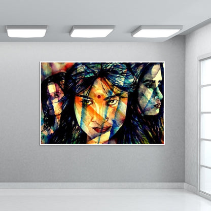 trio lady Wall Art