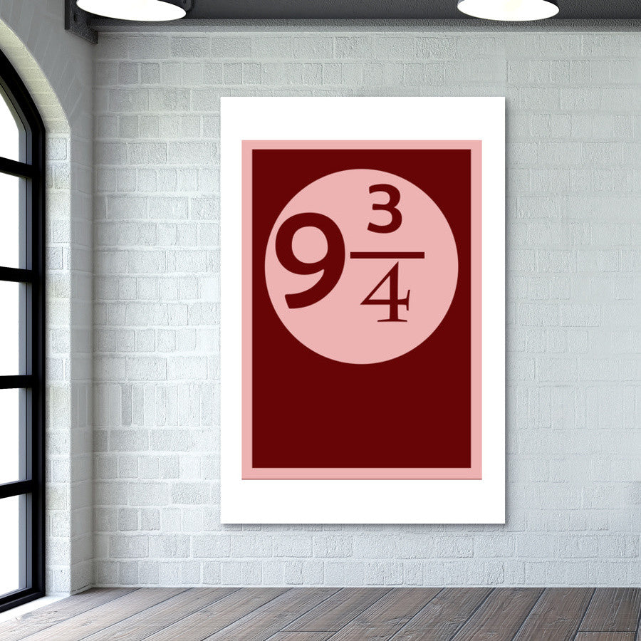 Platform 9¾ Hogwarts Express Wall Art