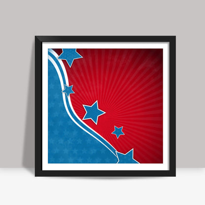 American Stars Square Art Prints