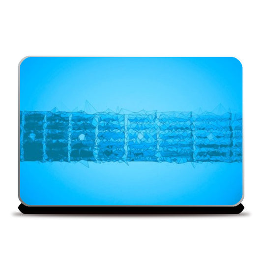 polygonal guitar Laptop Skins