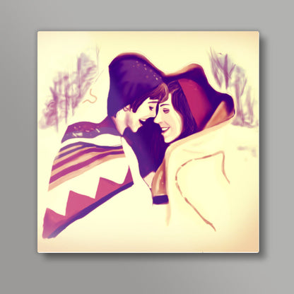 when im in love Square Art Prints