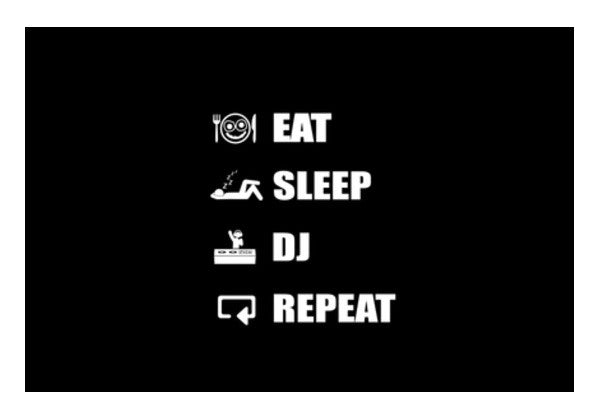 Wall Art, EAT SLEEP DJ REPEAT- Wall Art