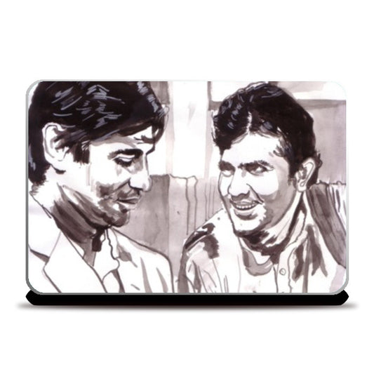 Laptop Skins, Superstars Amitabh Bachchan and Rajesh Khanna are Babumoshai and Anand in Hrishikesh Mukherjees classic Anand Laptop Skins