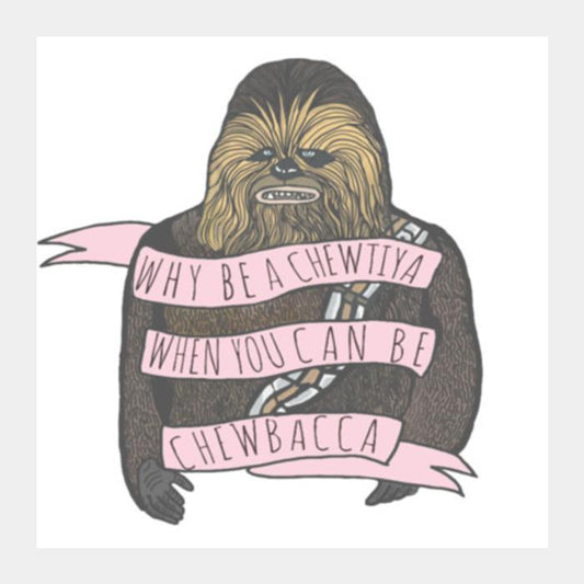 Chewbacca Square Art Prints PosterGully Specials