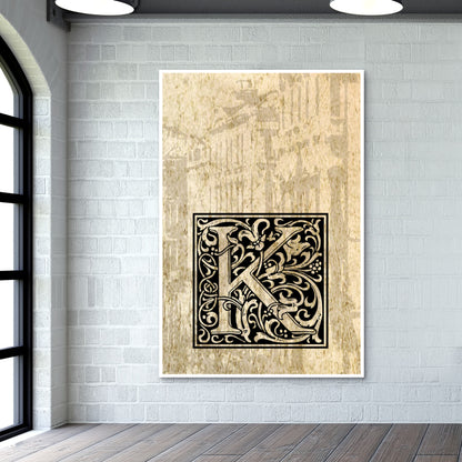 Ornate K Wall Art