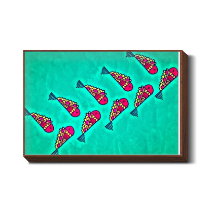 Quirky Fish Zenscrawl Wall Art