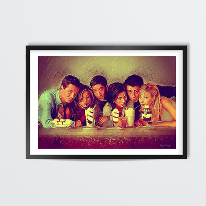 Friends TV Painting Wall Art