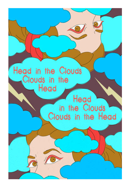 Clouds in the Head Wall Art