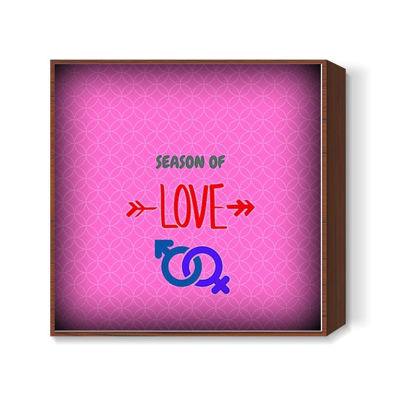 season of love Square Art Prints