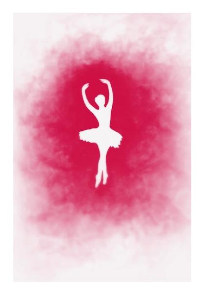 PosterGully Specials, Ballerina | Dance | Music | Pink Wall Art