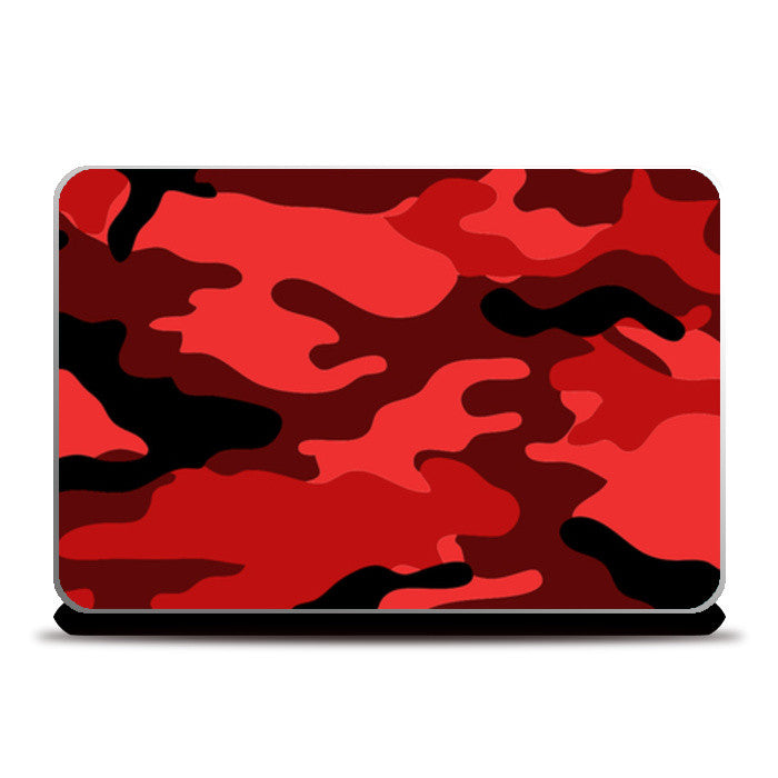 Red Camo Laptop Skins