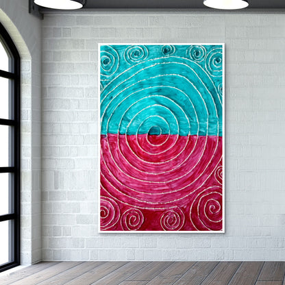 thread circles  Wall Art