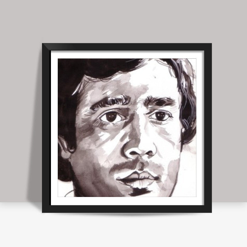 Life is a lot about its philosophy, says Rajesh Khanna Square Art Prints