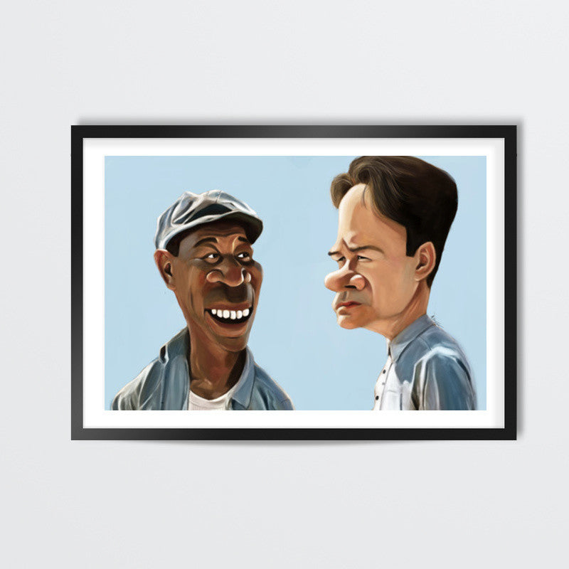 The Shawshank Redemption Caricature Wall Art