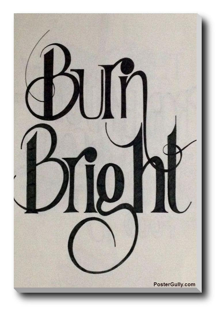 Brand New Designs, Burn Bright Artwork