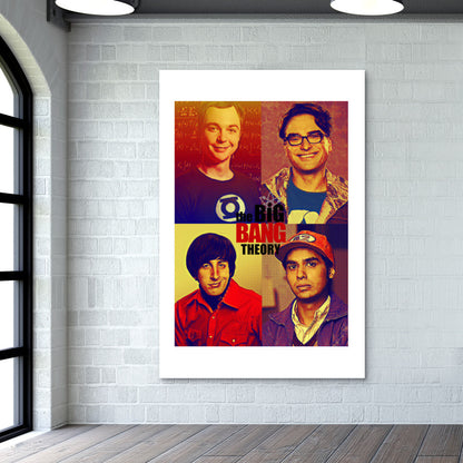 Big Bang Theory Pop Art Wall Art