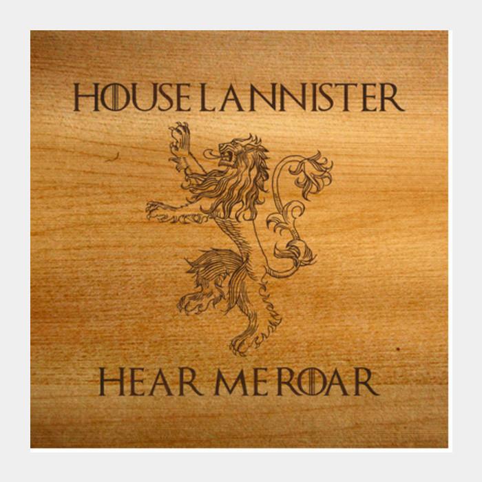 PosterGully Specials, Game of Thrones | House Lannister Square Art Prints