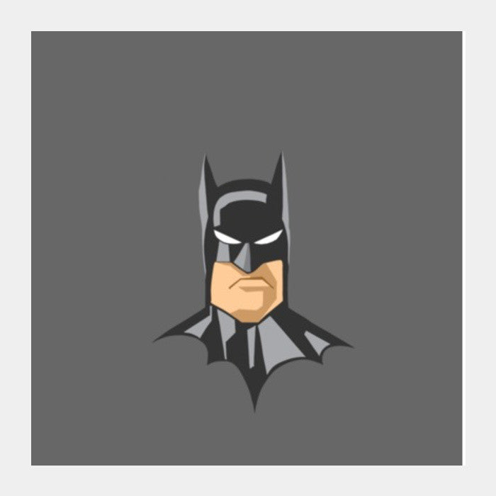 Square Art Prints, Batman minimal Square Art Prints