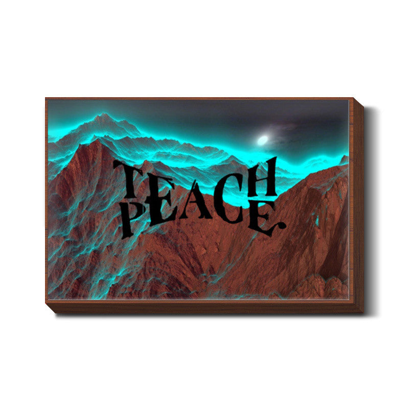 Teach Peace wall art Wall Art