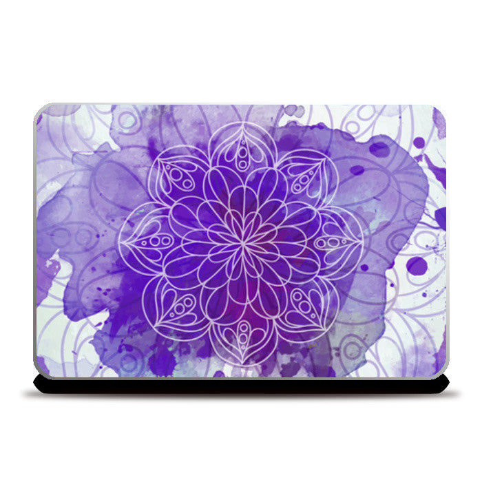 Purple Mandala Laptop Skins