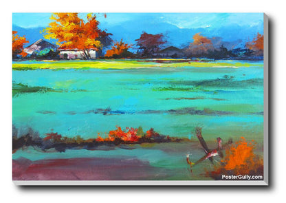 Wall Art, Lake Painting Artwork