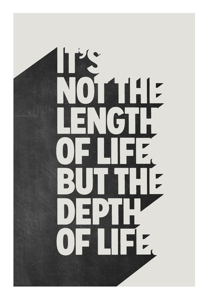 DEPTH OF LIFE. Art PosterGully Specials