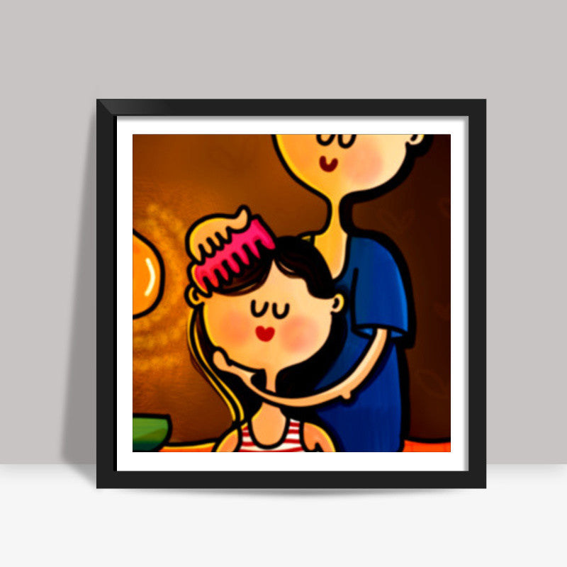 Us <3 Square Art Prints