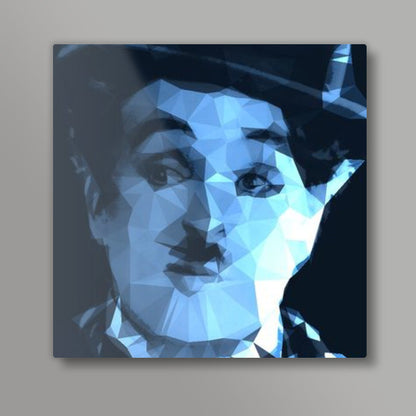 Charli Chaplin Square Art Prints