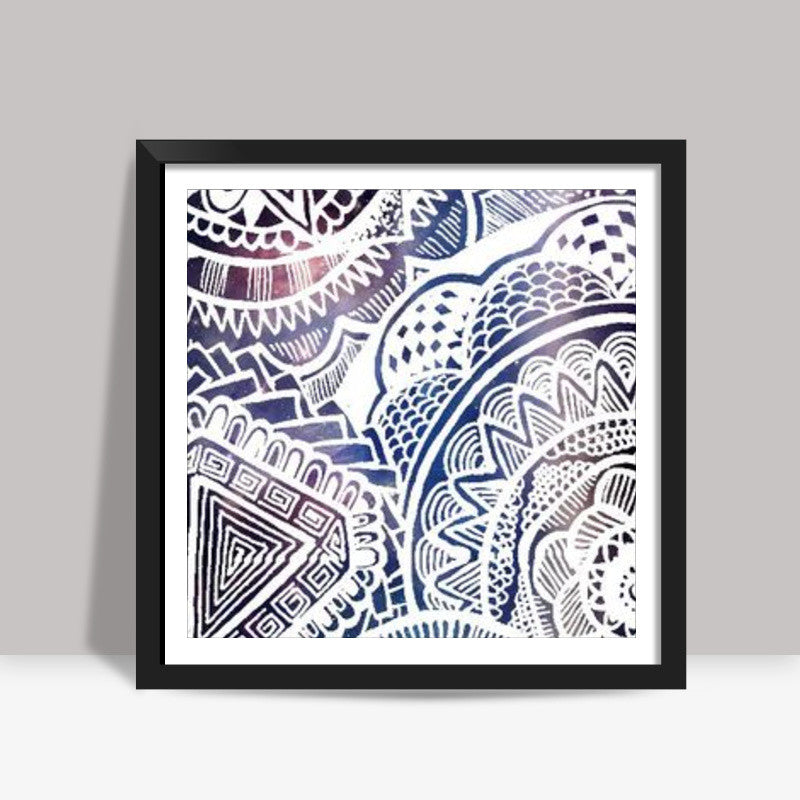 Peace abstract mandala Square Art | Artist bhaumik