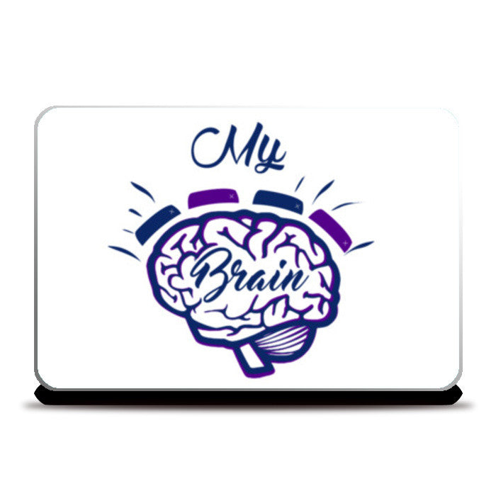 My Brain | Typography Laptop Skins