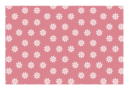 Light Pink Floral Wall Art