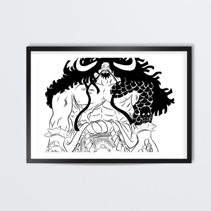 One Piece Kaidou Wall Art | Md. Hafiz Shaikh Wall Art