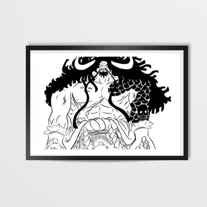 One Piece Kaidou Wall Art | Md. Hafiz Shaikh Wall Art