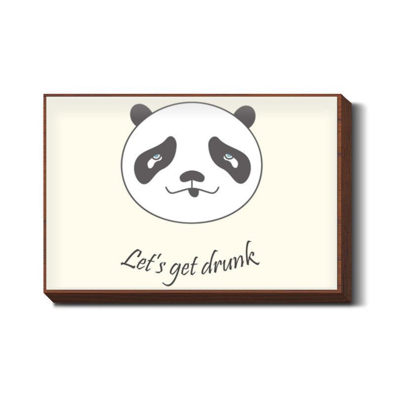 Drunk Panda Wall Art