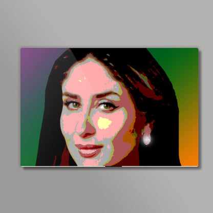 Kareena Kapoor Bollywood Actress Pop Art Portrait Wall Art