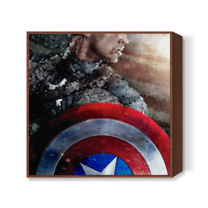 Captain America Square Art Prints