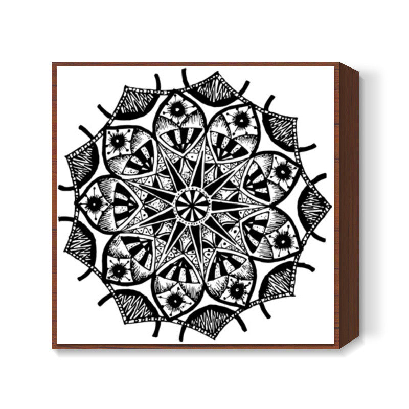 Mandala Square Art Prints