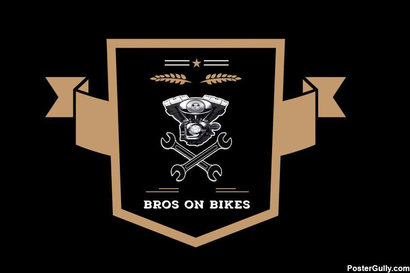 Brand New Designs, Bros On Bikes Artwork