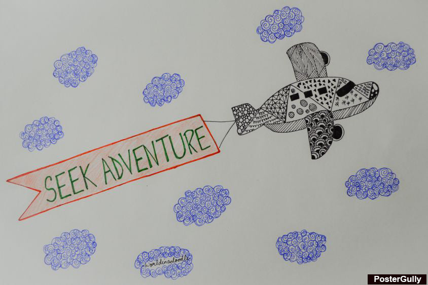 Wall Art, Seek Adventure Artwork