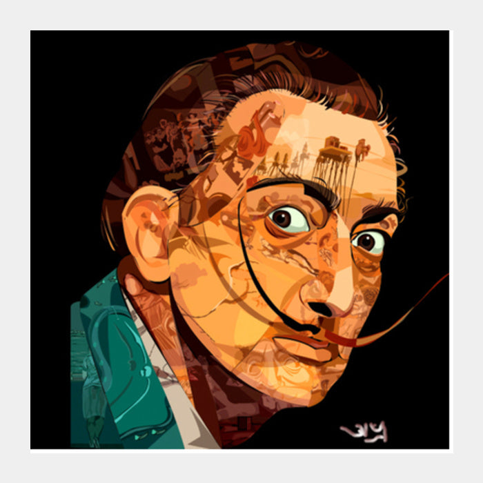 salvador dali  Square Art Prints