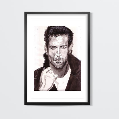 Cool and hot -Hrithik Roshan Wall Art