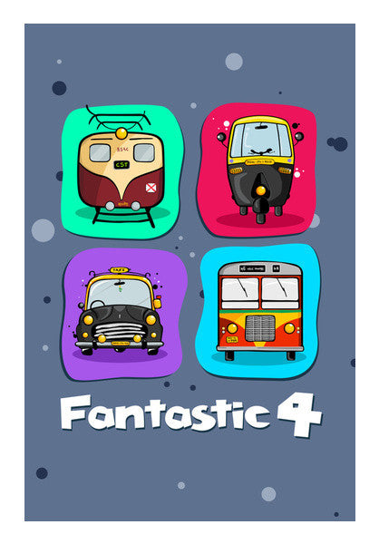 Fantastic 4 - Art Art PosterGully Specials