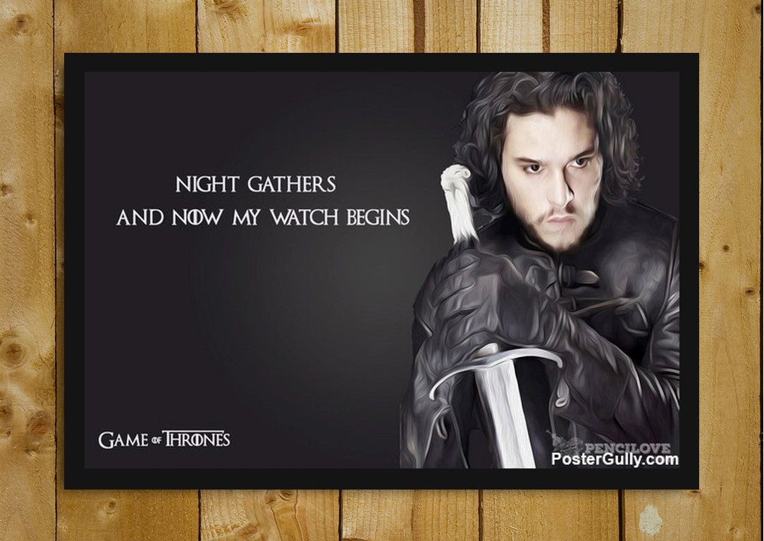 Game of Thrones- Now My Watch Begins – FEMTOARTS