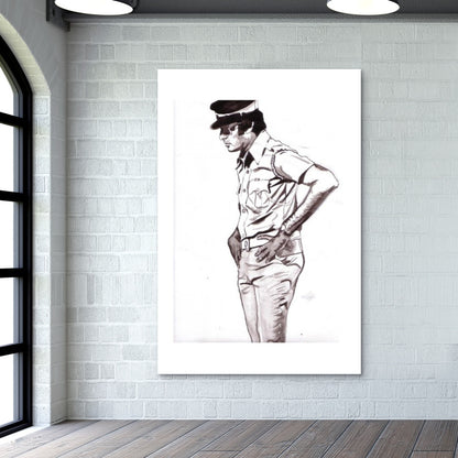 Superstar Amitabh Bachchan says - Hamari taarif zara lambi hai Wall Art