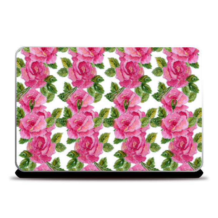 Laptop Skins & Decals | Rose Pattern Laptop Skin l Artist: Seema Hooda ...