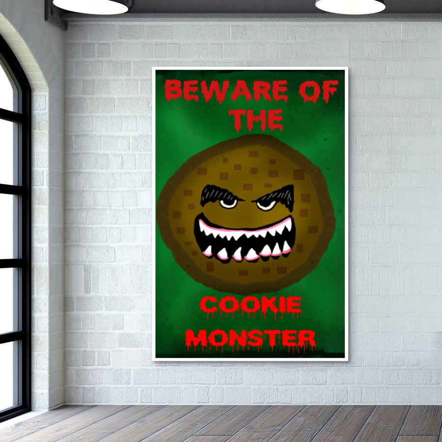 Beware of the cookie Wall Art