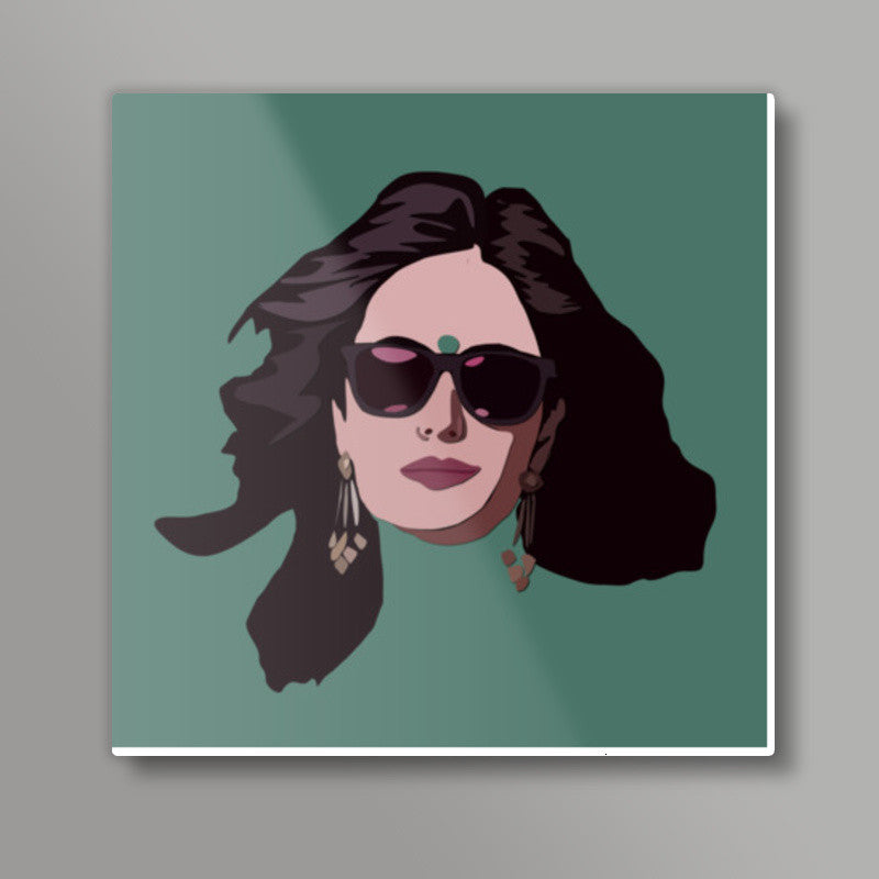 Kala Chasma ft. Katrina Kaif Square Art Prints